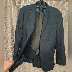 alain dupetit birdseye green 3 piece slim 36/30